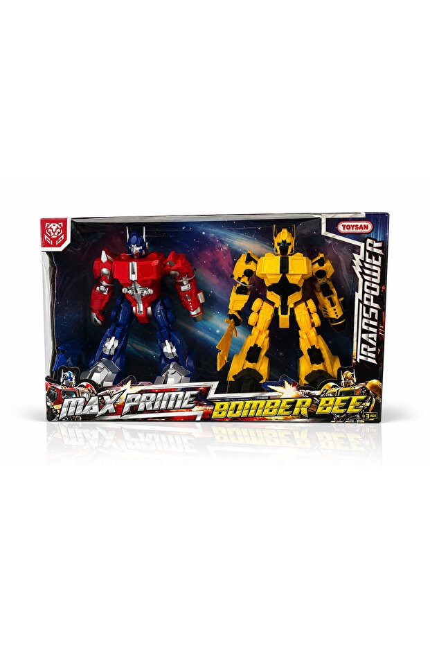 Toysan Toysan Transpower Max Prıme/bomber Bee Robot Set Toy-71