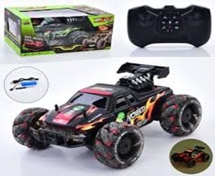Toysan Uzaktan Kumandalı Duman Çıkartan Dört Çeker Akrobasi Arabası Rq3040