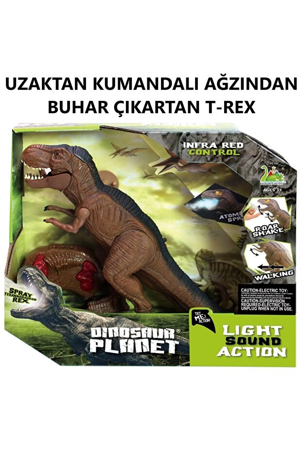 Toysan Uzaktan Kumandalı Sesli Ve Işıklı Dinozor Rs61-102