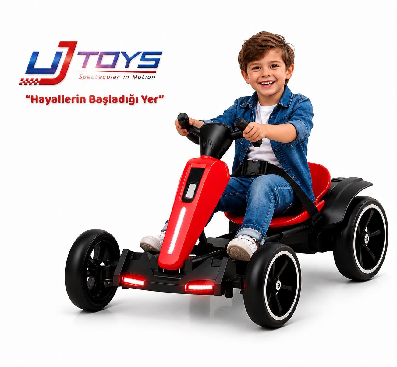 UJ Toys Go Kart 12 V Akülü Araba