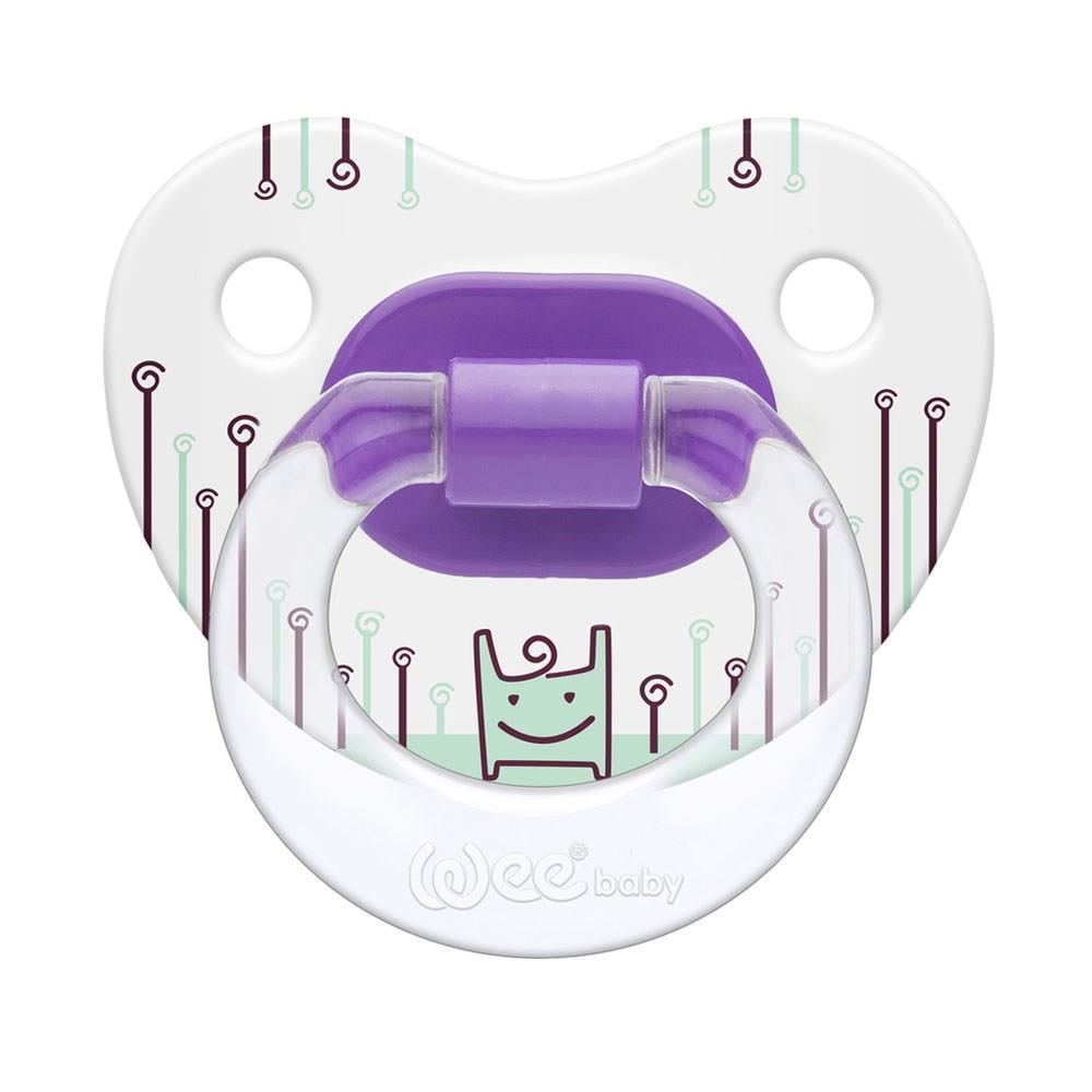 Wee Baby Desenli Gövdeli Damaklı Emzik 0+ Ay
