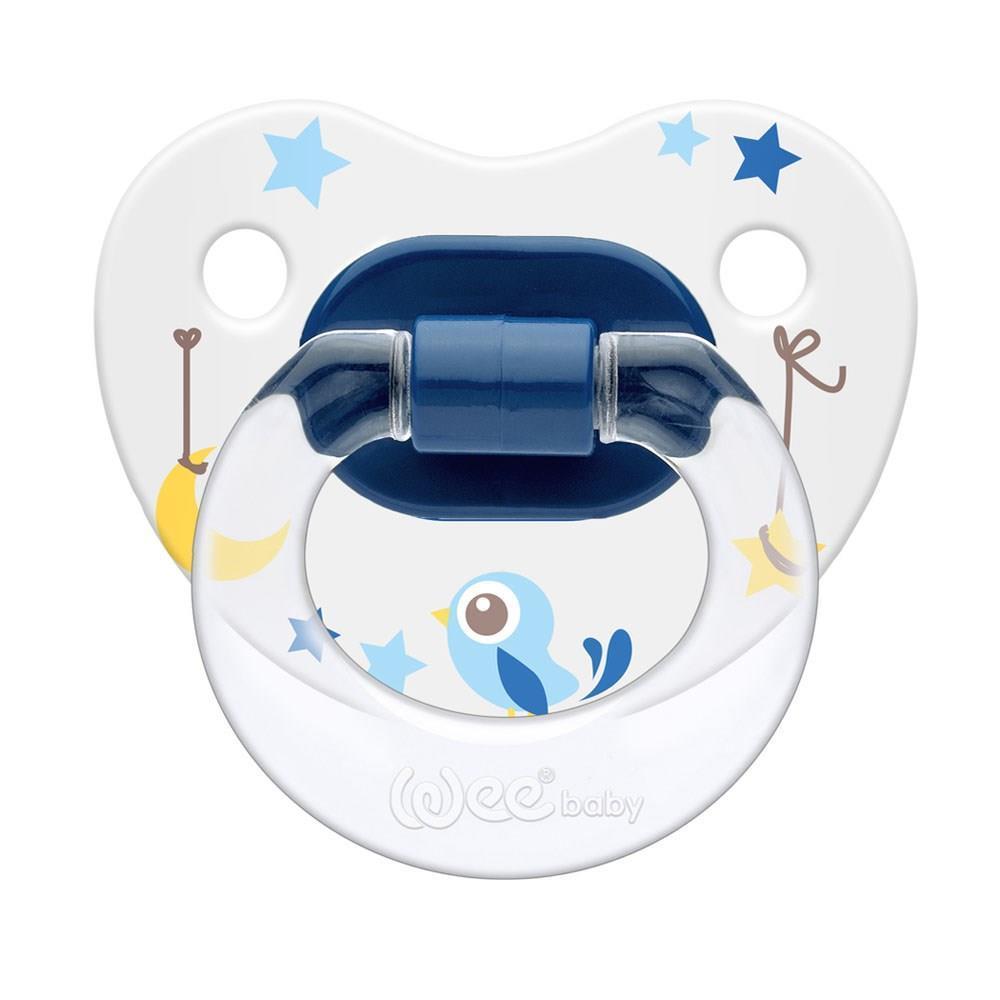 Wee Baby Desenli Gövdeli Damaklı Emzik 0+ Ay