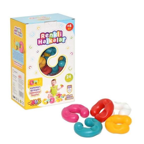 Yuup Toys Aden Eğitici Renkli Halkalar