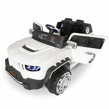 Akar 4×2 İznik 12V. Çift Kişilik Uzaktan Kumandalı Akülü Araba Beyaz (94-588)