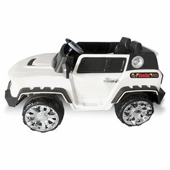 Akar 4×2 İznik 12V. Çift Kişilik Uzaktan Kumandalı Akülü Araba Beyaz (94-588)