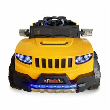 Akar 4×2 İznik 12V. Çift Kişilik Uzaktan Kumandalı Akülü Araba Sarı (94-564)