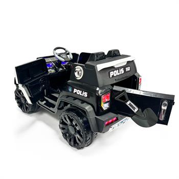 Akar Polis Gt İznik Kumandalı Akülü Araba 4X2 12 Volt  96-445