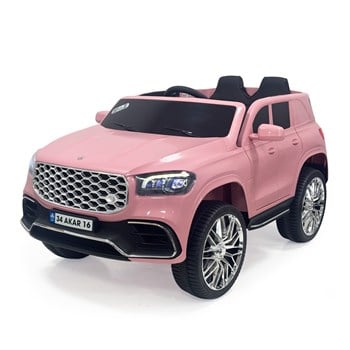 Akar Rıder Uzaktan Kumandalı Akülü Araba Pembe