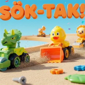 Altıntaş Oyuncak Screw Car Tornavidalı Sök-Tak Araba Karma Renk
