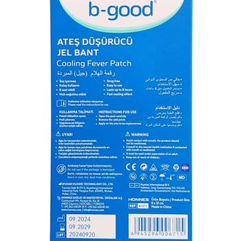 B-Good Ateş Düşürücü Jel Bant 5li