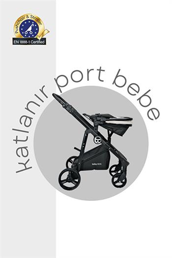 Baby Care Bc-370 Alfa Travel Sistem Bebek Arabası Siyah