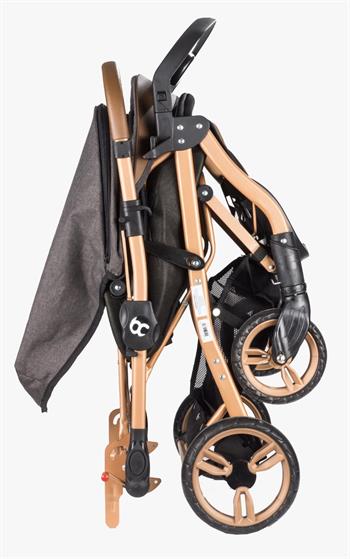 Baby Care Bc-65 Capron Çift Yönlü Puset Gold-Siyah ( Z )