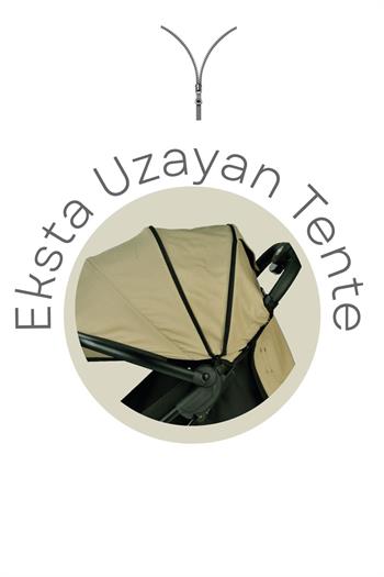 Baby Care Tripper Kabin Tipi Bebek Arabası - Haki Yeşil (BC-270-Y)