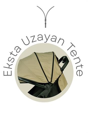Baby Care Tripper Kabin Tipi Bebek Arabası - Siyah (BC-270-S)