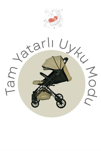 Baby Care Tripper Kabin Tipi Bebek Arabası - Haki Yeşil (BC-270-Y)