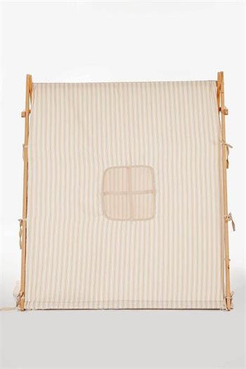 Baby Tech Devrilmez Minderli Ahşap Gövdeli Oyun Çadırı - Kahve