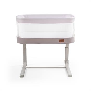 Baby2go 2450 Magnolia Kademeli Anne Yanı Otomatik Müzikli Lüks Beşik Açık Gri