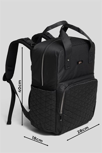 Baby2Go Go Bag Astorıa  Anne Bebek Bakım Çantası (Sıyah)