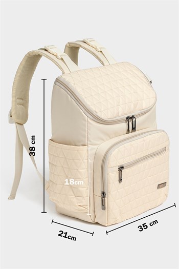 Baby2Go Go Bag Vıctorıa  Anne Bebek Bakım Çantası (Krem)
