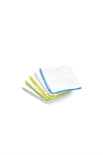 Babyjem 10Lu Penye Ağız Bezi Beyaz 28*28  025