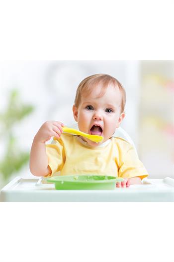 Babyjem 2Li Mama Kaşığı Mavi-Sarı 494