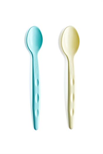 Babyjem 2Li Mama Kaşığı Yeşil-Sarı 494