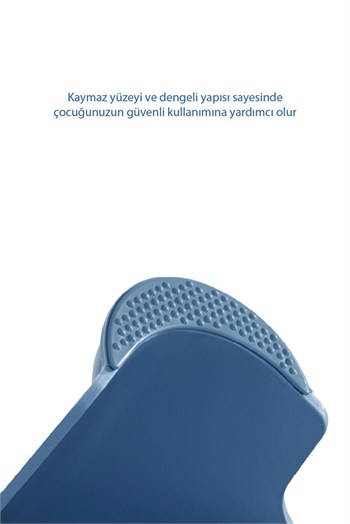Babyjem 516 Katlı Basamak Çocuk İçin / İndigo Mavi