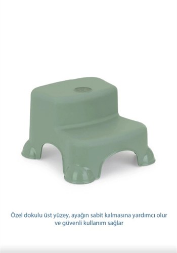 Babyjem 516 Katlı Basamak Çocuk İçin / Soft Yeşil