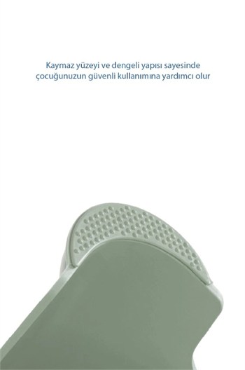 Babyjem 516 Katlı Basamak Çocuk İçin / Soft Yeşil
