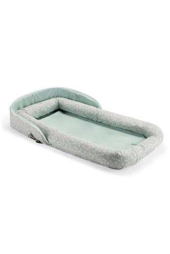 Babyjem 931 Taşınabilir Bebek Yatağı Yeşil Çiçek