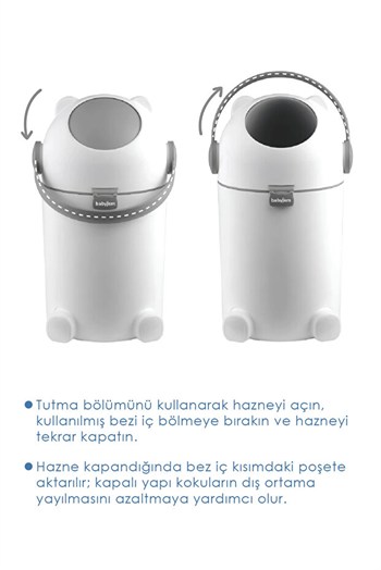 Babyjem 947 Kokusuz Bebek Bezi Çöp Kovası