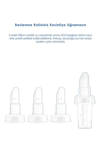 Babyjem 956 Anne Sütü Kaşığı 3lü Yedek Uç