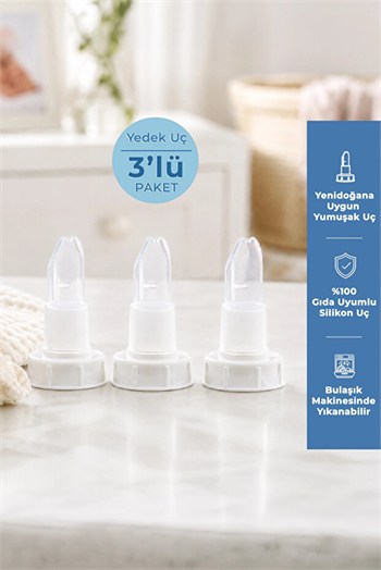 Babyjem 956 Anne Sütü Kaşığı 3lü Yedek Uç