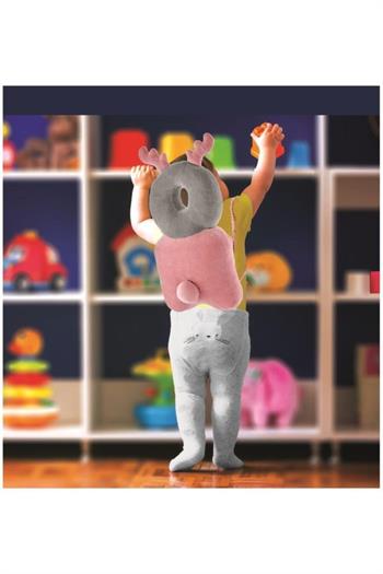 Babyjem Bebek Melek Kanadı Koruma Yastığı Pembe Kadife  527