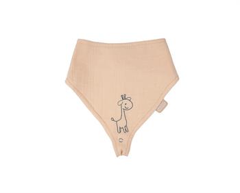 Babyjem Emzik Askılı Müslin Önlük Somon 837