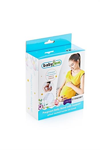 Babyjem Göbek Destekli Hamile Bel Bandı Siyah L