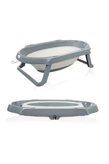 Babyjem Katlanır Banyo 3Lü Set Antrasit Yeni 765