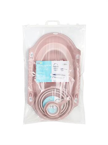 Babyjem Katlanır Banyo 3Lü Set Somon Yeni 765