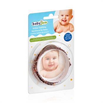 Babyjem Kehribar Bebek Kolyesi Vişne 587