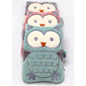 Babyjem Kiraz Çekirdekli Baykuş Kadife Gaz Yastığı / Gül Kurusu 366