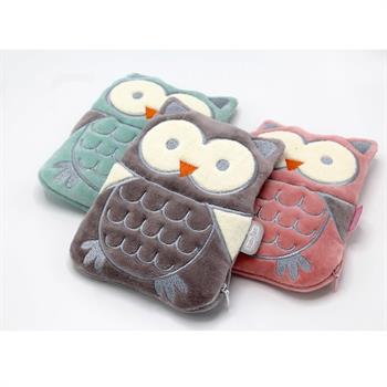 Babyjem Kiraz Çekirdekli Baykuş Kadife Gaz Yastığı / Gül Kurusu 366