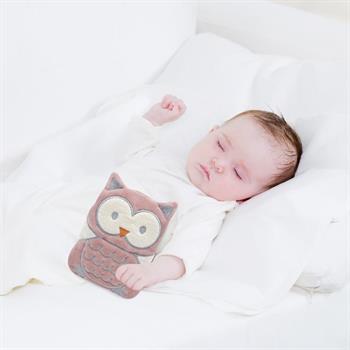 Babyjem Kiraz Çekirdekli Baykuş Kadife Gaz Yastığı / Gül Kurusu 366