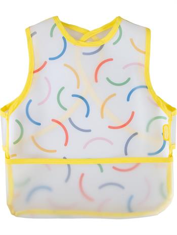 Babyjem Leke Tutmaz Giymeli Önlük Sarı Gülen Yüz  839