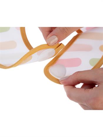 Babyjem Leke Tutmaz Önlük Pastel Şeritler 840