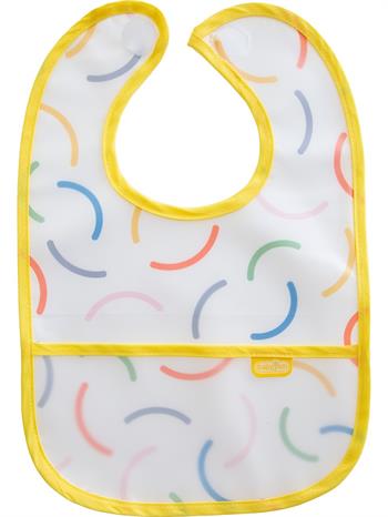 Babyjem Leke Tutmaz Önlük Sarı Gülen Yüz  840