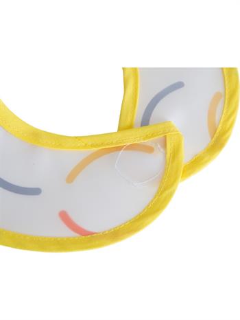 Babyjem Leke Tutmaz Önlük Sarı Gülen Yüz  840