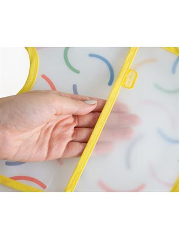 Babyjem Leke Tutmaz Önlük Sarı Gülen Yüz  840