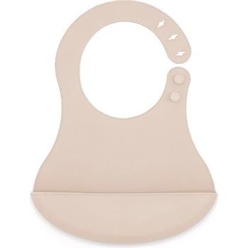 Babyjem Mini  Silikon Önlük Ekru 718