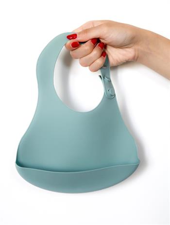 Babyjem Mini  Silikon Önlük Mint 718