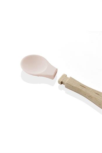 Babyjem Silikon Kaşık Ekru